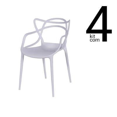Conjunto 4 Cadeiras Allegra Branca