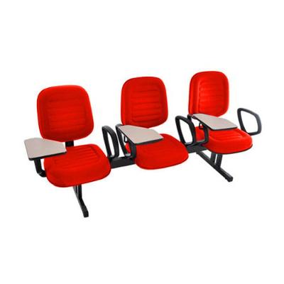 Cadeira Em Longarina Com Prancheta Linha Blenda Vermelho