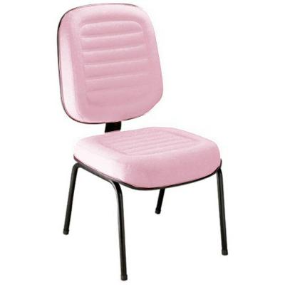 Cadeira Para Escritório Diretor Gomada Linha Blenda Rosa