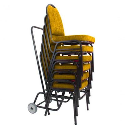 06 Cadeiras Para Hotel E Auditório Linha Hotel Amarelo