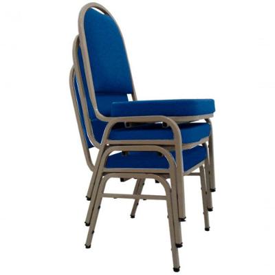 03 Cadeiras Para Hotel E Auditório Linha Hotel Azul