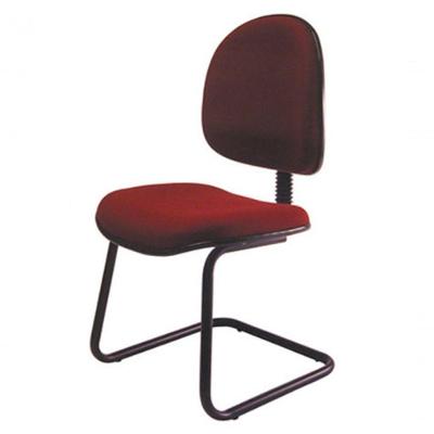 Cadeira Executiva Universitária Base Fixa em S Vermelho