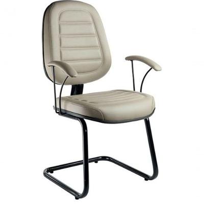 Cadeira Executiva com Braços Linha Office Siena Cinza