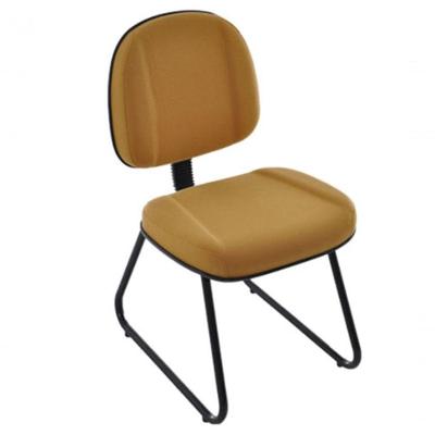 Cadeira Gerente Com Base Fixa Trapézio Classic Amarelo