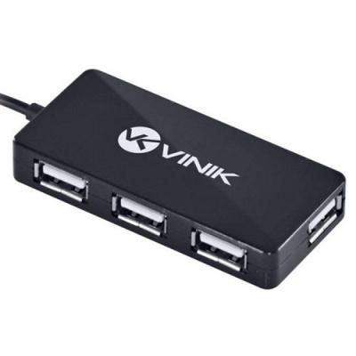 Hub 4 Portas Usb 2.0 Huv-20 Vinik Preto