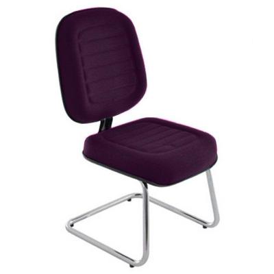 Cadeira Diretor Para Escritório Cromada Linha Blenda Roxo
