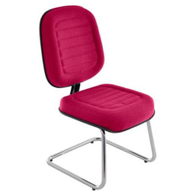 Cadeira Diretor Para Escritório Cromada Linha Blenda Rosa