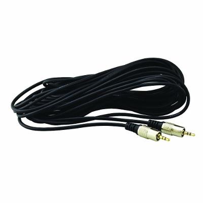 Cabo P2 Stereo X P2 Stereo Gold Metal 10M
