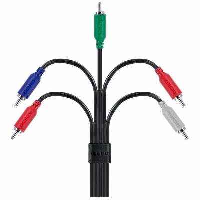 Cabo 5 Rca Macho para 5 Rca Macho Video Componente 2 Metros