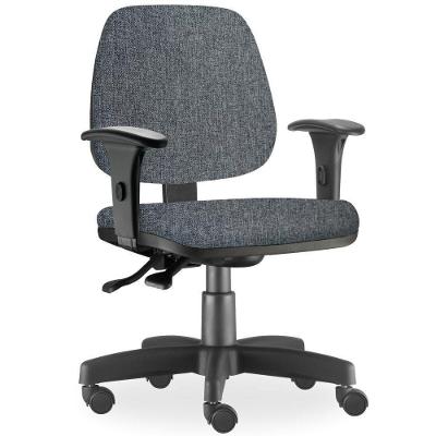 Cadeira De Escritório Giratória Job L02 Chumbo