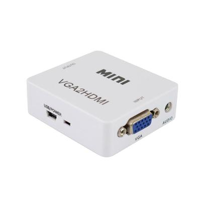 Conversor Evus Vga Para Hdmi Porta Entrada P2 3,5mm C-083