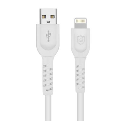 Cabo Dual Shock ( Iphone / Ipad ) Lightning - Branco - 1,2M (Mfi Homologado) - Gshield