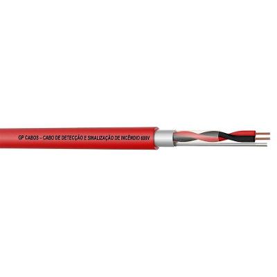 Cabo Blindado Gp Cabos Dectecção Incêndio 2x0,75mm²