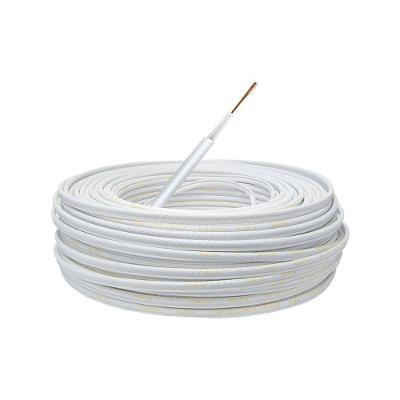 Cabo Alta Isolacao Telecam 5Mm Flexivel Branco 50M