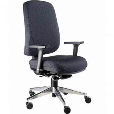 Cadeira Presidente Com Base Cromada Linha New Confort Preto