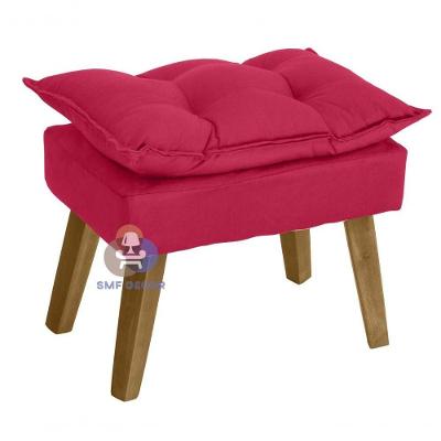 Puff Banqueta Opala Vermelho