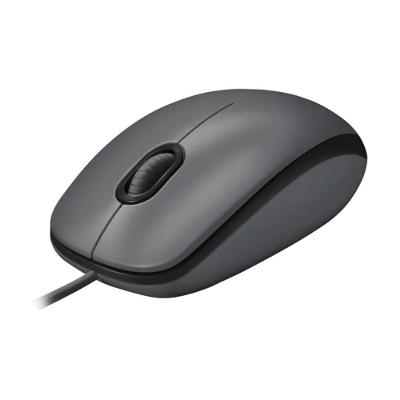 Mouse Logitech M90, Usb, 1000dpi, Ambidestro, Cinza E Preto - 910-004053