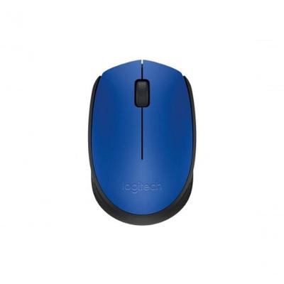 Mouse Optico Sem Fio M170 Azul Logitech - Blister