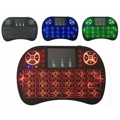 Mini Teclado Recarregavel Keyboard Usb Sem Fio Touch Pad