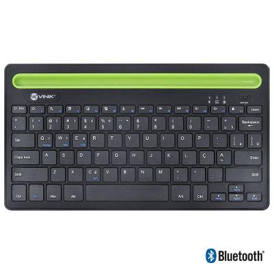 Teclado Bluetooth 3.0 2.4 Ghz Dynamic Smart Abnt Com Suporte Para Tablet Ou Celular - Preto - Dt200