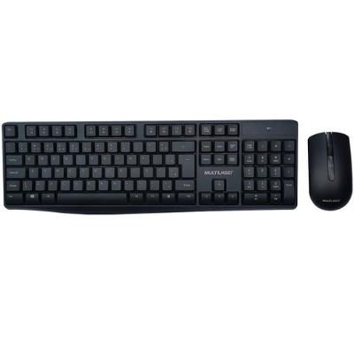 Kit Teclado Mouse Sem Fio 2.4ghz Multimidia Usb Pilhas Tc270