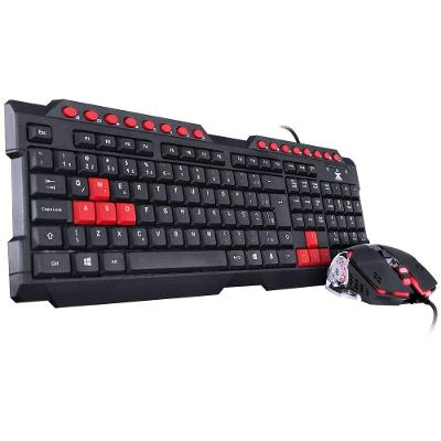 Teclado E Mouse Gamer Grifo - Mouse 2400 Dpi Cabo Usb 1.8 Me