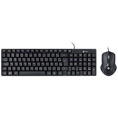 Teclado E Mouse Usb Corp Abnt2/1200Dpi Cabo Usb 1.8M Preto -