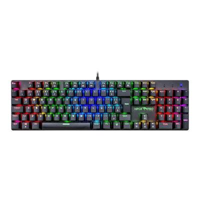 Teclado Mecânico Mamba Viper Pro Switch Vermelho Rgb Preto