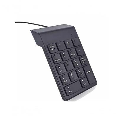 Teclado Numérico com Fio Usb 1,25 Metros 18 Teclas Pequeno 