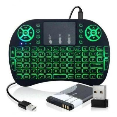 Mini Teclado Wireless Touchpad Sem Fio Iluminado
