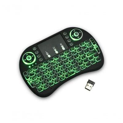 Mini Teclado Wireless Bluetooth Touchpad Sem Fio Iluminado