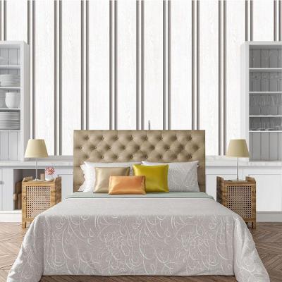 Papel De Parede Adesivo Ripado Madeira Lavável Sala Quarto Cozinha 3m