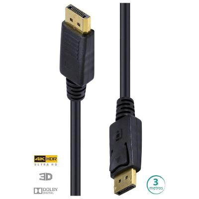 Cabo Displayport 1.3V Ultra Hd 60Hz 3 Metros - Dp13-3