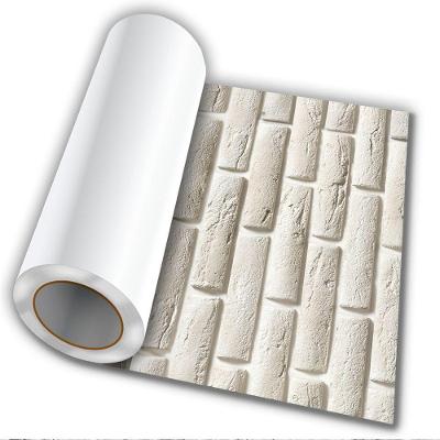 Adesivo Autocolante Tijolo Branco 50Cmx50Cm Modelo 7