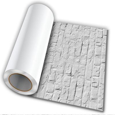 Adesivo Autocolante Tijolo Branco 50Cmx50Cm Modelo 3