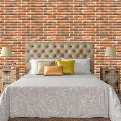 Papel De Parede Adesivo Tijolo Lavável Sala Quarto Cozinha 3 Metros