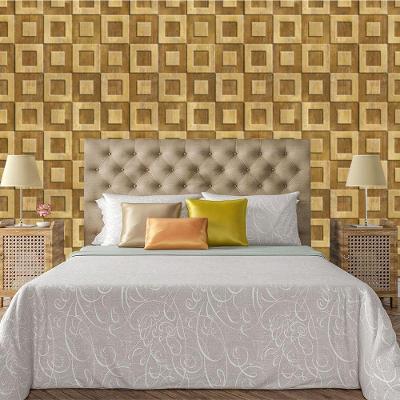 Papel De Parede Adesivo Madeira Decorada Lavável Cozinha 3 Metros