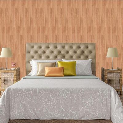 Papel De Parede Adesivo Madeira Lavável Cozinha 3 Metros