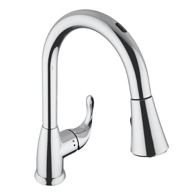 Torneira com Sensor Misturador de Cozinha 2 Jatos com Cromado