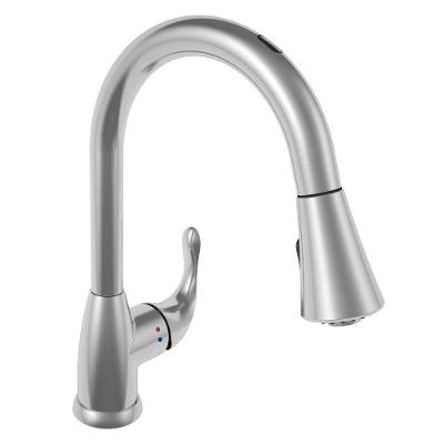 Torneira com Sensor Misturador de Cozinha 2 Jatos Escovado
