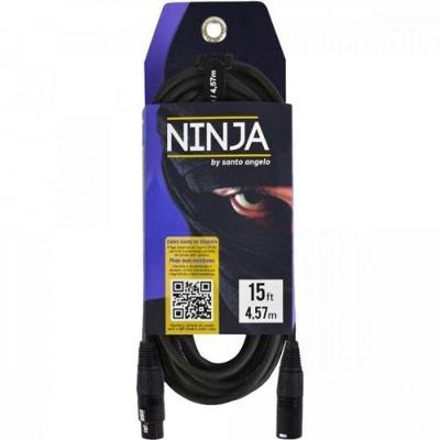 Cabo Xlr Macho X Xlr Fêmea 4,57m Ninja Lw B Santo Angelo.