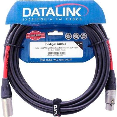 Cabo Para Microfone Garage Xlr(m) Xlr(f) 7m Datalink.