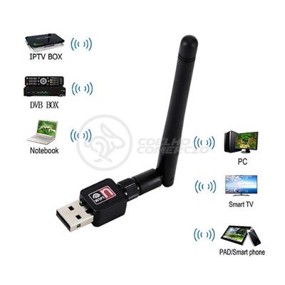 Antena Usb 2.0 Receptor De Wifi Wireless 1200Mbps