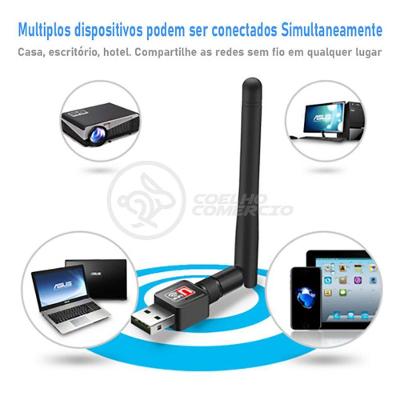 Antena Usb 2.0 Receptor De Wifi Wireless 1200Mbps