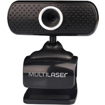 Webcam Plugeplay 480P Mic Usb Preto Wc051