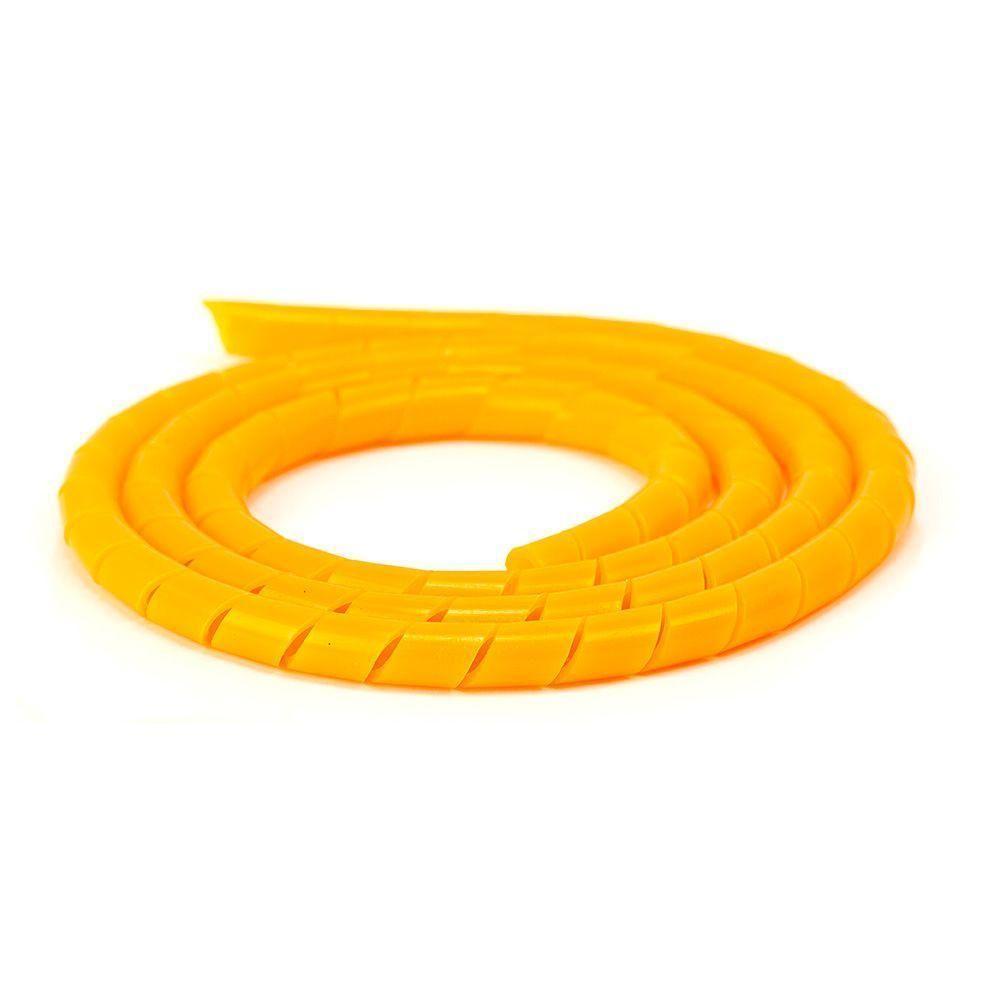 Spiraduto 1/4 Organizador De Cabos - Dutoplast Laranja 1M - 2