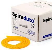 Spiraduto 1/4 Organizador De Cabos - Dutoplast Laranja 1M - 1