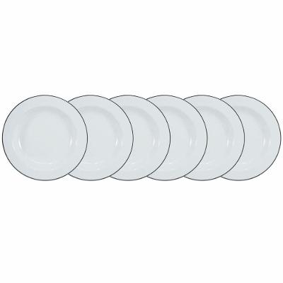Conjunto De Pratos Fundos 06 Peças Itamaraty Prata Schmidt