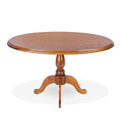 Mesa Oval Torneada - 6000 Medidas Largura: 155Cm X Profundidade De 100Cm Cor Imbuia - Verniz