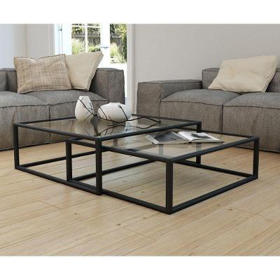 Duo Mesa De Centro Catarina Preta - Cor: Preto